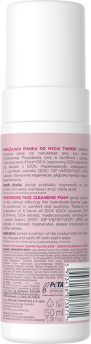 Eveline Cica Skin Moisturizing Light Face Wash Foam 150ml
