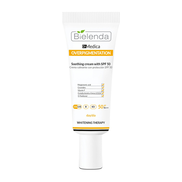Bielenda Dr Medica Overpigmentation Krem Łagodzący Przebarwienia SPF50 50ml