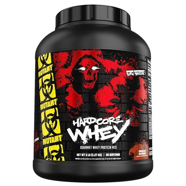 Mutant Hardcore Whey Odżywka Białkowa Czekoladowy Szejk Na Wzrost Masy Mięśniowej 2270g
