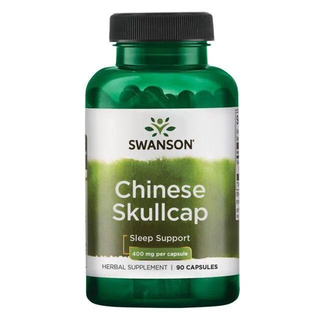 Swanson Chinese Skullcap 400mg for Immune System Support 90 Capsules