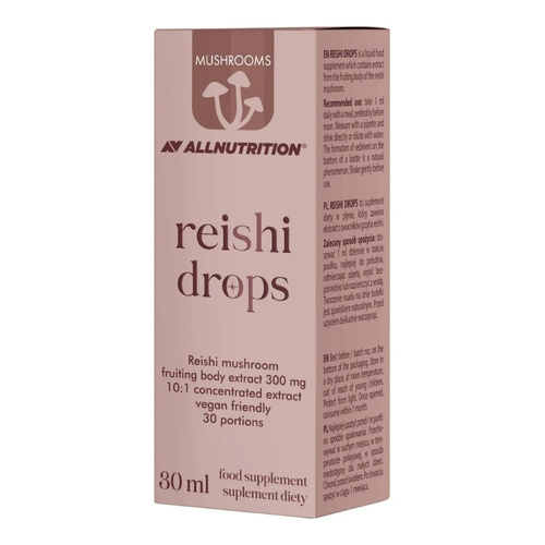 Mushrooms Reishi Drops, 300mg - 30 ml.