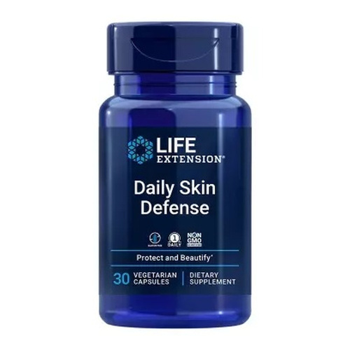 Life Extension Daily Skin Defense Suplement na Zdrowie Skóry 30 Kapsułek