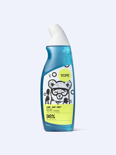 Yope Naturalny Żel do Czyszczenia Toalet o Świeżym Zapachu Limonki i Mięty 750ml