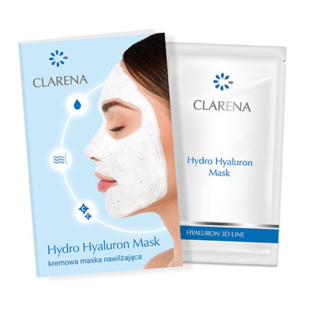 Clarena Hyaluron 3D Line Hydro Hyaluron Hyaluronic Moisturizing Mask 5ml