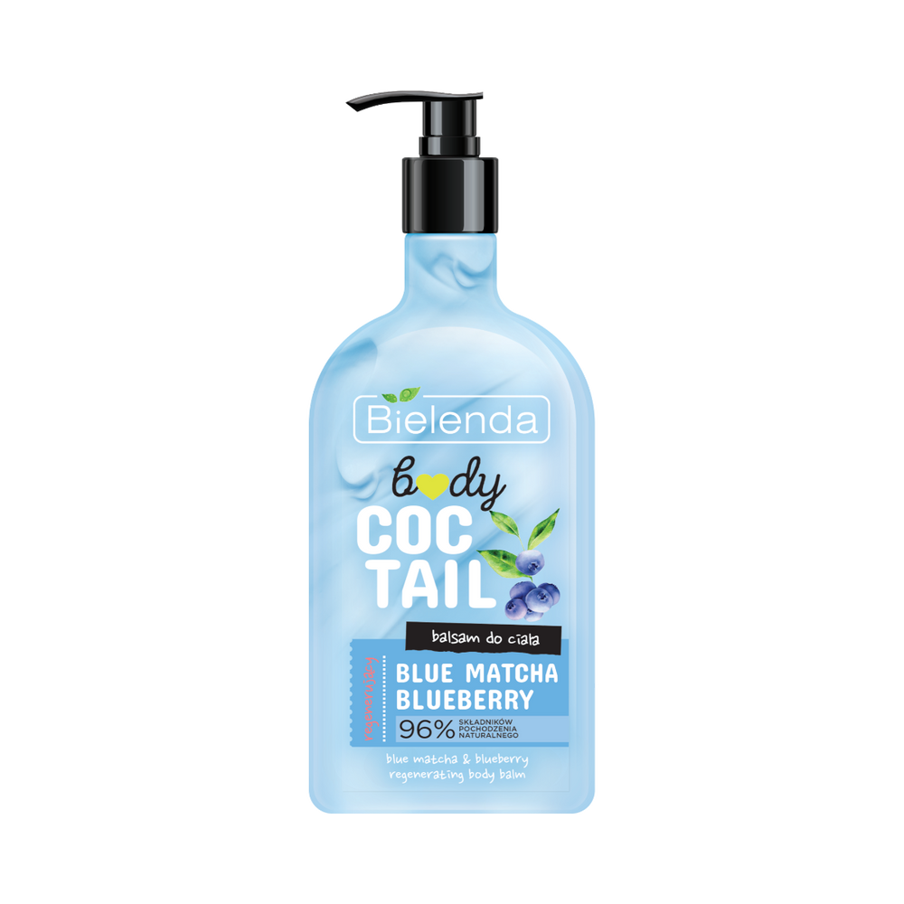 Bielenda Shower Coctail Żel pod Prysznic Energetyzujący Blue Matcha & Blueberry 400ml