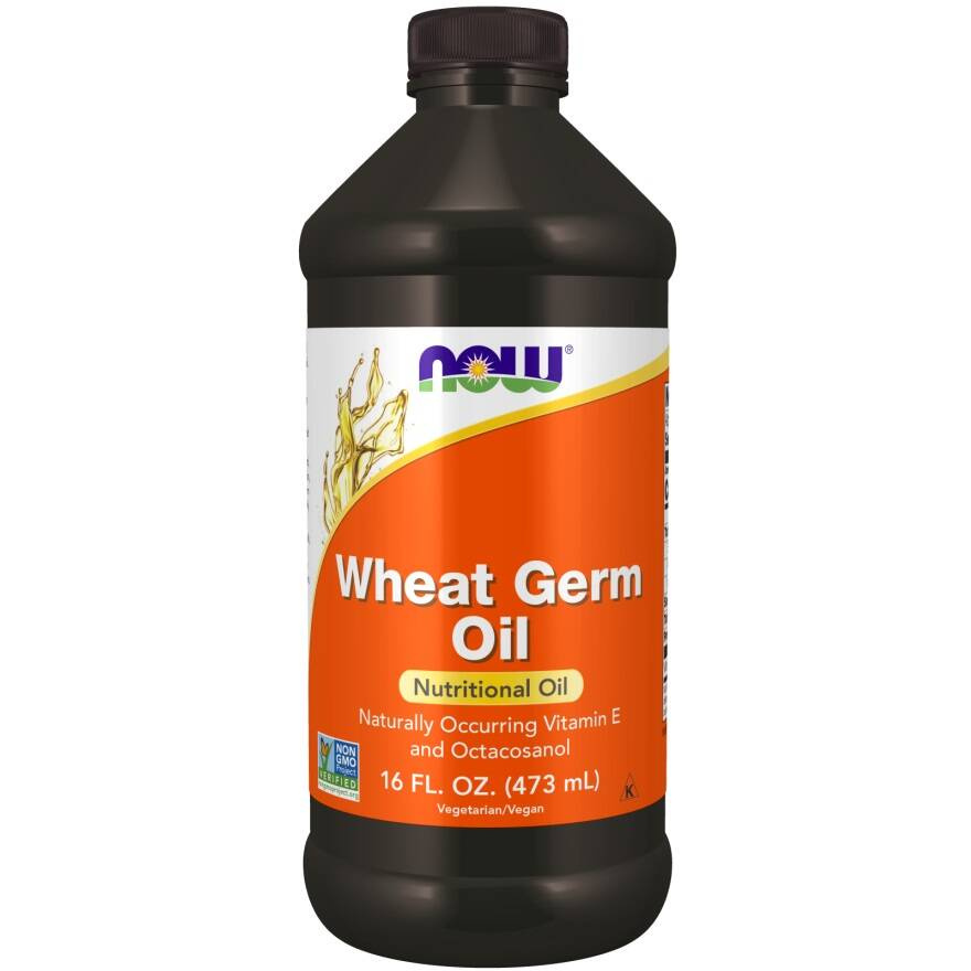 Now Foods Wheat Germ Oil Liquid Supports Nervous System Relieves Stress 473ml