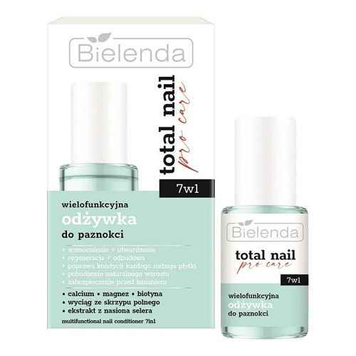 Bielenda Total Nail Pro Care 7in1 Multifunctional Nail Conditioner 10ml