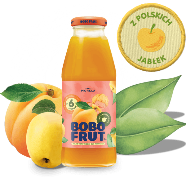 Bobo Frut Fruit Nectar Apple Apricot for Babies after 6 Months of Life 300ml