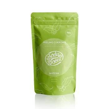BodyBoom Matcha Anti-Cellulite Vegan Stimulating Sugar Body Scrub 100g