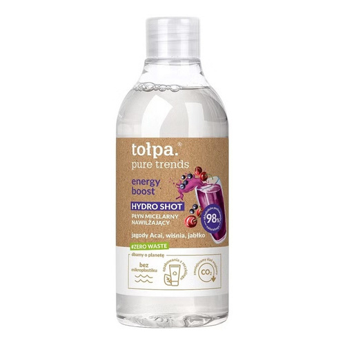 Tolpa Pure Trends Energy Boost Micellar Lotion For Face Eyes And Lips 400ml