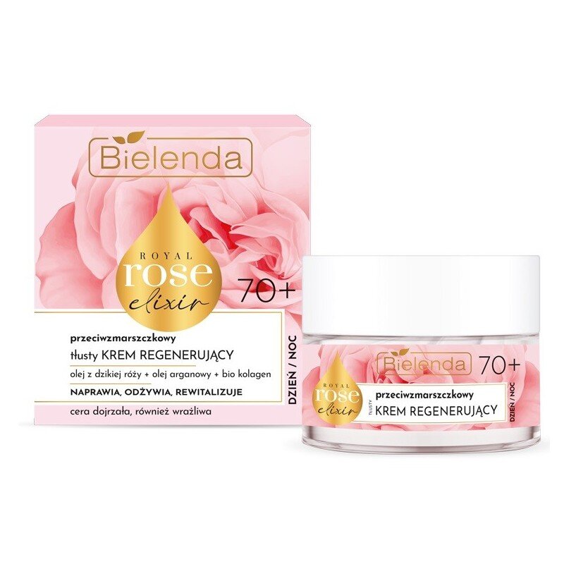 Bielenda Royal Rose Elixir Anti-Wrinkle Regenerating Cream 70+ 50 ml