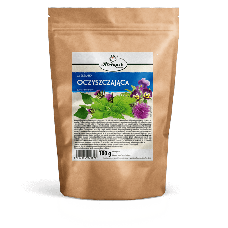 Herbapol Ziołowa Mieszanka Oczyszczająca Naturalne Wsparcie Organizmu 100g