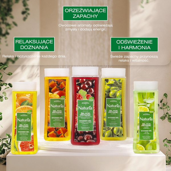 Joanna Naturia Body Żel pod Prysznic z Grejpfrutem i Pomarańczą 300ml