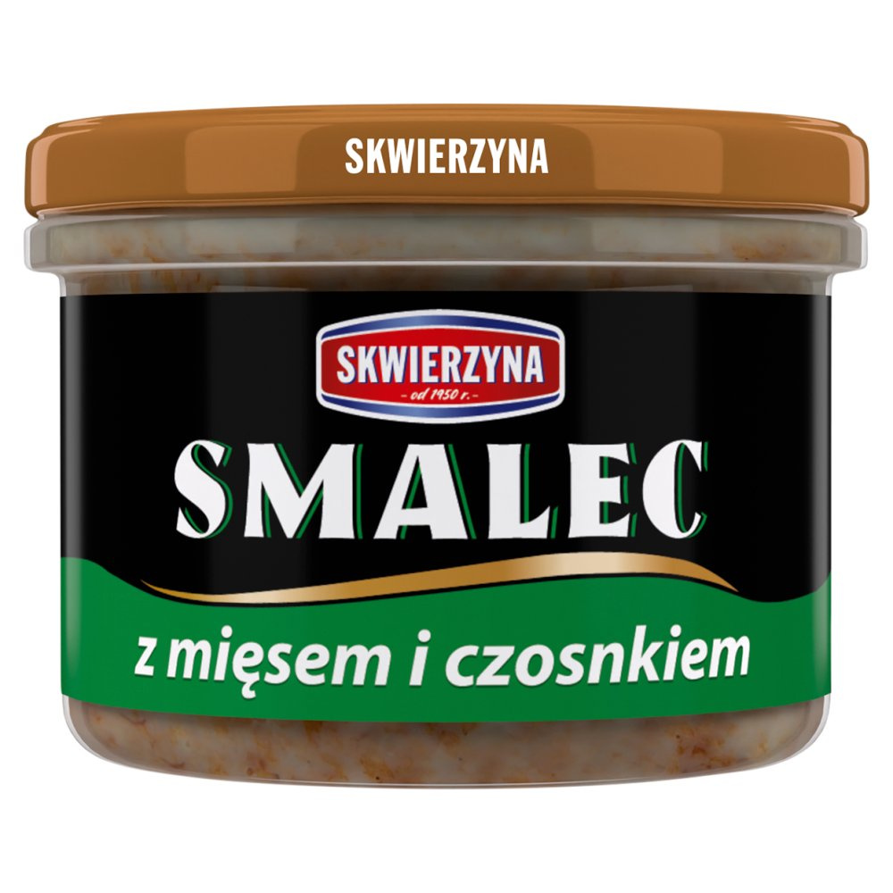 Sante Skwierzyna Smalec z Mięsem i Czosnkiem w Słoiku 160g