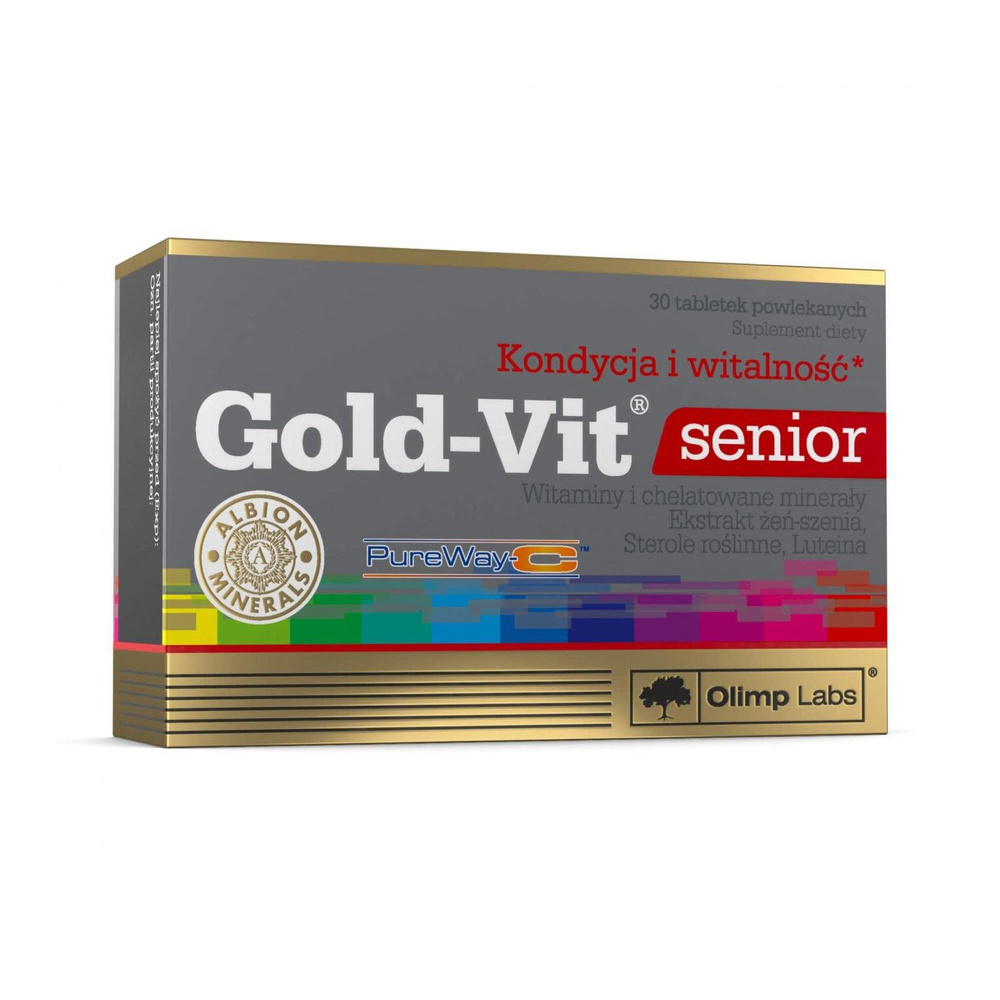 Olimp Gold-Vit Senior Vitamins and Minerals for Seniors 30 Tablets