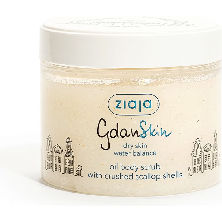 Ziaja GdanSkin Olejowy Peeling do Ciała z Kruszonymi Muszlami dla Skóry Suchej i Odwodnionej 300ml