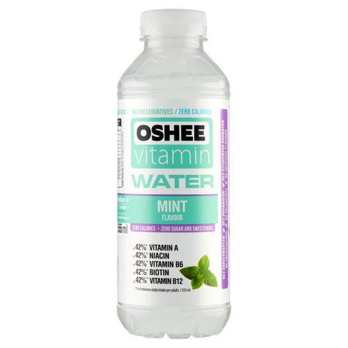Oshee Vitamin Water Still Drink with Mint Flavor 555ml