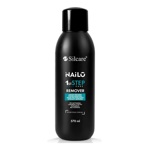 Silcare Basic Nailo bezacetonowy zmywacz do lakieru 570ml