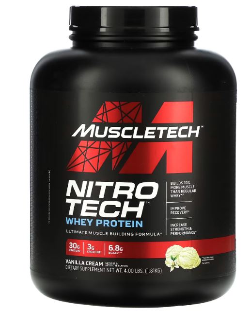 MuscleTech Nitro-Tech Vanilla Cream 1810g