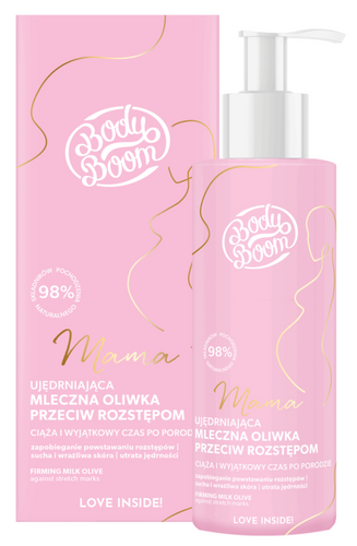 BodyBoom Mama Firming Milk Olive against Stretch Marks for Pregnancy and Postpartum Period 90g
