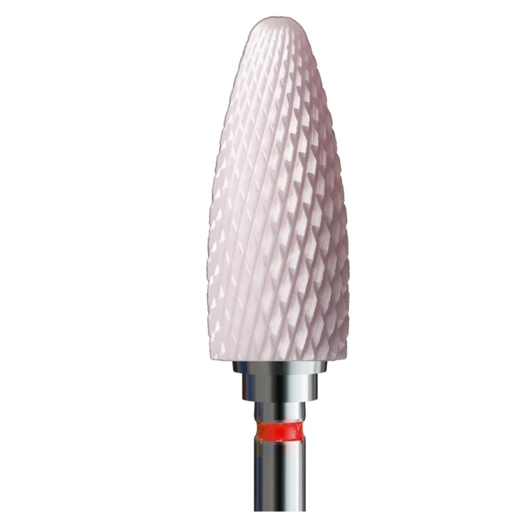 IQ Nails Frez Ceramiczny Stożek Extra Fine Różowy Z274XF