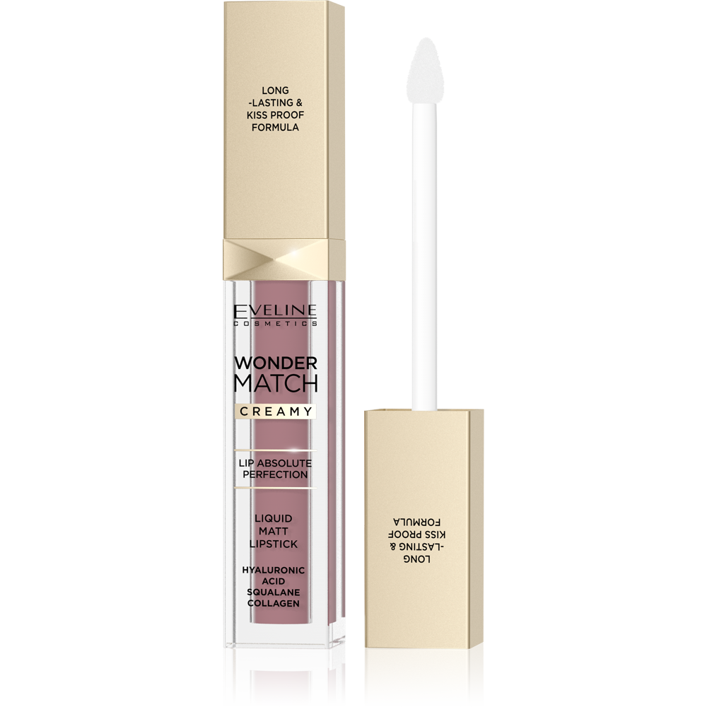Eveline Wonder Match Matte Hydrating Liquid Lipstick 04 Caramel 6.8ml