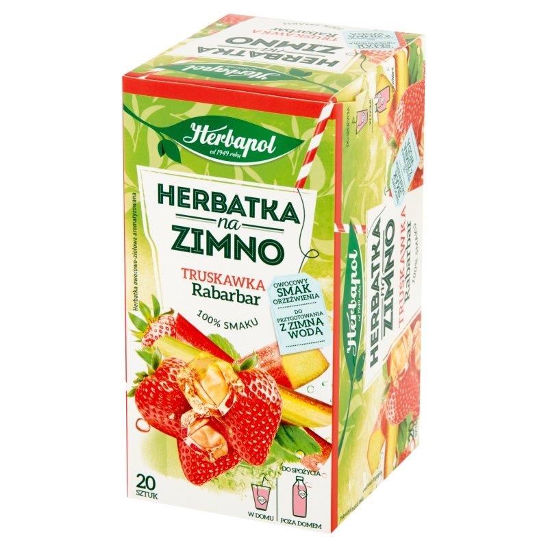 Herbapol Cold Tea Strawberry Rhubarb Taste 20x1.8g