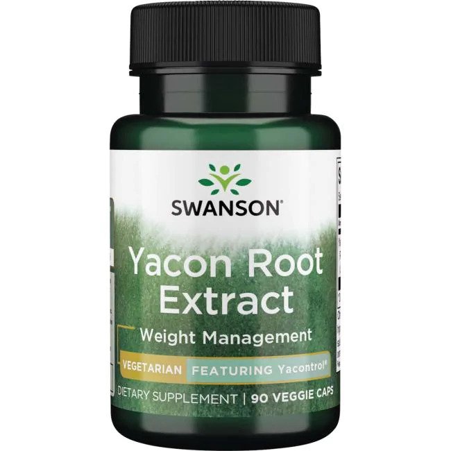 Swanson Yacon Root Extract Korzeń Yacon 100mg 90 Kapsułek