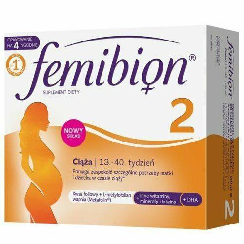 Femibion 2 Diet Supplement for Pregnant Women 13-40 Week 56 Tablets + 56 Capsules