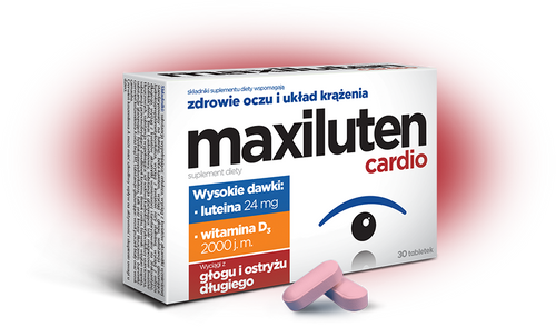 Maxiluten Cardio na Zdrowie Oczu i Układ Krążenia 30 Tabletek