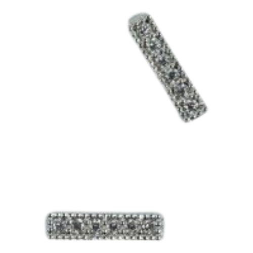 Semilac Silver Nail Decoration Straps 2pcs