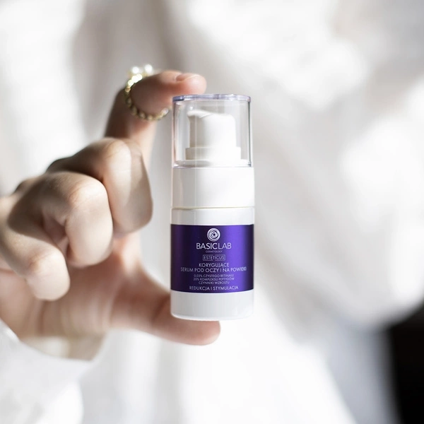 BasicLab Esteticus Korygujące Serum pod Oczy z Retinalem 0.03% 15ml