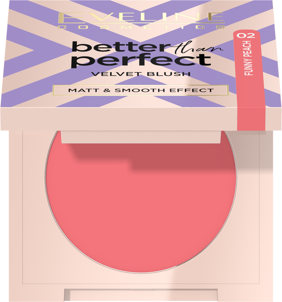 Eveline Better Than Perfect Pressed Blush No. 02 Funny Peach 1 Piece