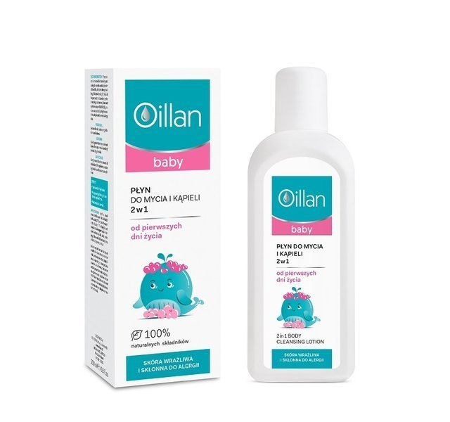 OILLAN BABY BODY CLEANSING LOTION 2IN1 for allergic dry and sensitive skin 200ml