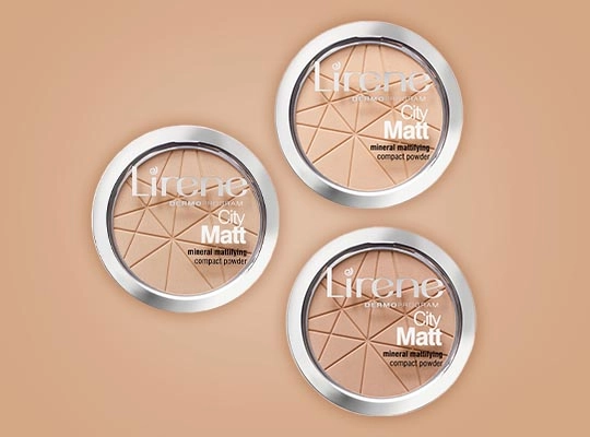 Lirene City Matt Mineralny Puder Matujący 02 Naturalny 9g