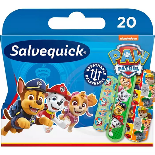 Salvequick Paw Patrol Plasters for Children 20 Pieces