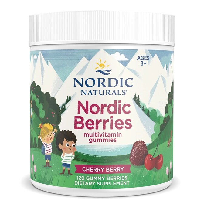 Nordic Berries Multivitamin, Cherry Berry - 120 gummy berries