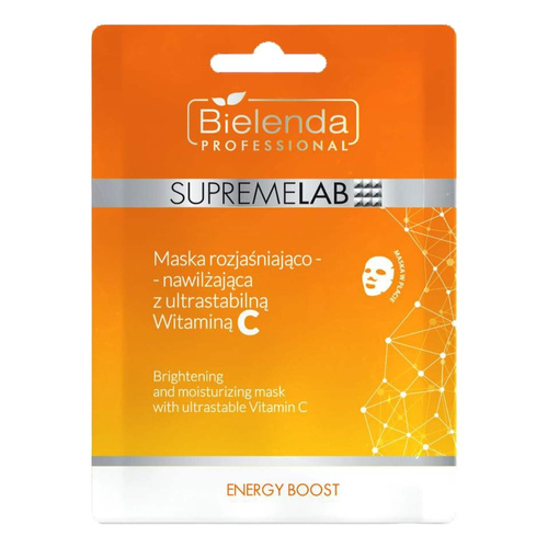 Bielenda SupremeLab Energy Boost Maseczka Rozświetlająco-Nawilżająca 1 szt.