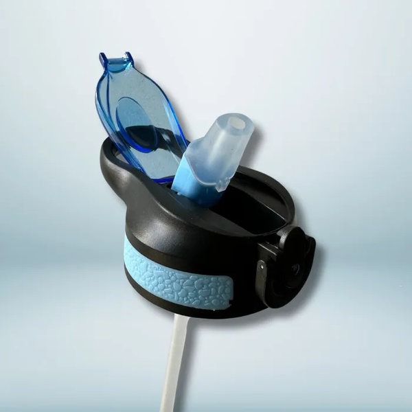 Osavi Bottle Bidon Water Bottle with Straw Blue 1000ml