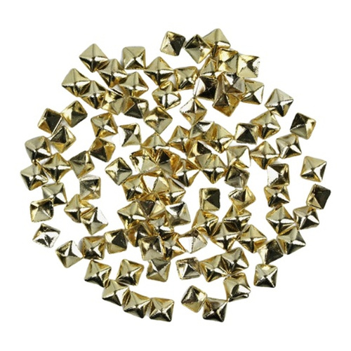 Semilac Nail Decoration Gold Big Squares 100pcs
