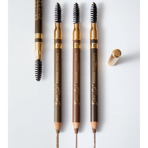 Eveline Cosmetics Brow&Go Powder Precision Eyebrow Pencil No. 2 Medium Brown
