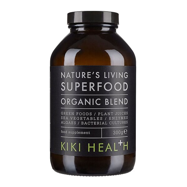 KIKI Health Nature's Living Superfood Mieszanka w Proszku Na Wsparcie Trawienia i Odkwaszanie 300g