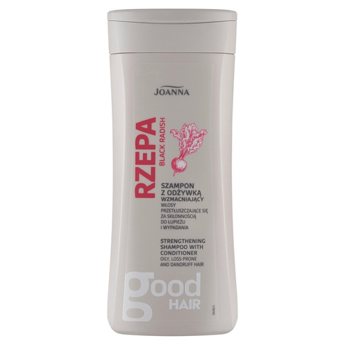 Joanna Black Radish Strengthening Shampoo with Conditioner 200ml