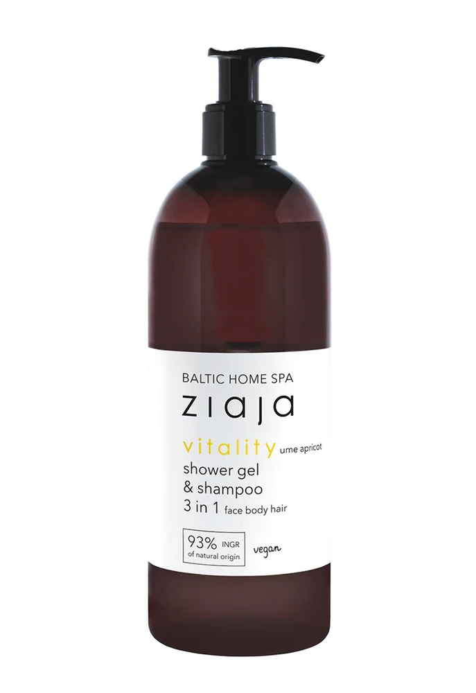 Ziaja Baltic Home Spa Witalizacja Żel 3w1 do Mycia Twarzy Ciała i Włosów 500ml