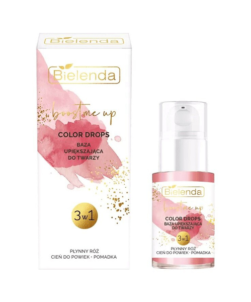 Bielenda Boost Me Up Colour Drops Upiększająca Baza do Twarzy 3w1 15ml