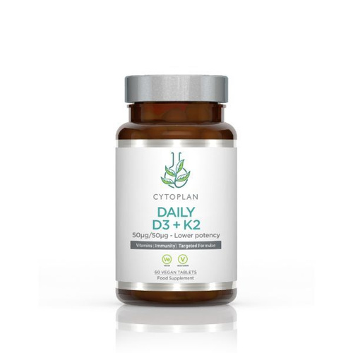 Daily D3 + K2 - 60 vegan tabs