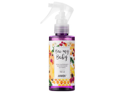 Anwen Bee My Baby Zestaw do włosów dla dzieci Szampon+Odżywka+Spray ułatwiający rozczesywanie