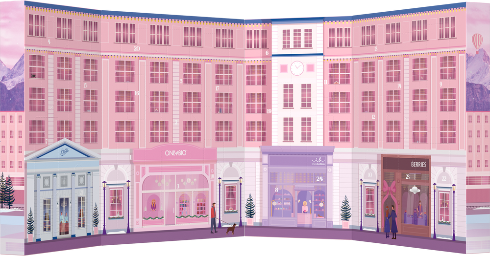 OnlyBio Hair in Balance Kalendarz Adwentowy Berry XMAS 24 Elementy