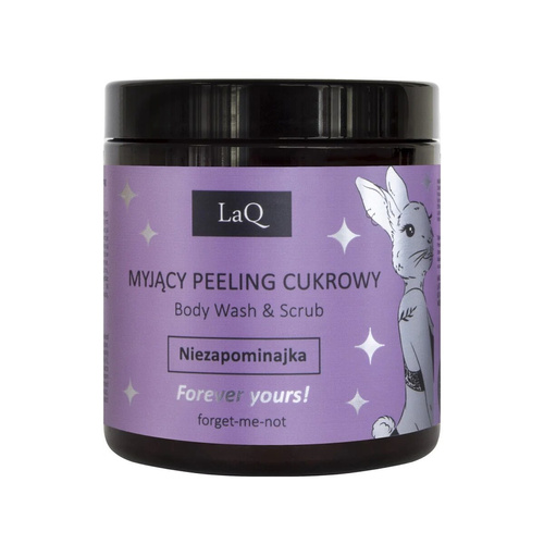 Laq Bunny Wash and Scrub Peeling with Flax and Oat Flakes Extracts 200ml