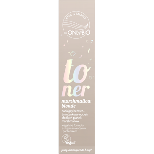 OnlyBio Hair in Balance Toner Piankowy Blond Beżowo-Śmietankowy 100ml